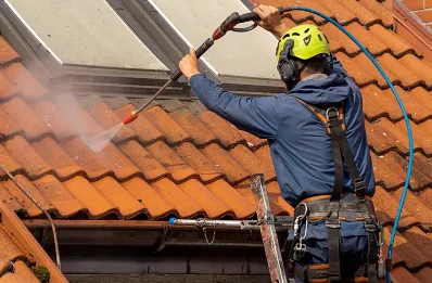 Démoussage et hydrofuge de toiture à Sallèdes